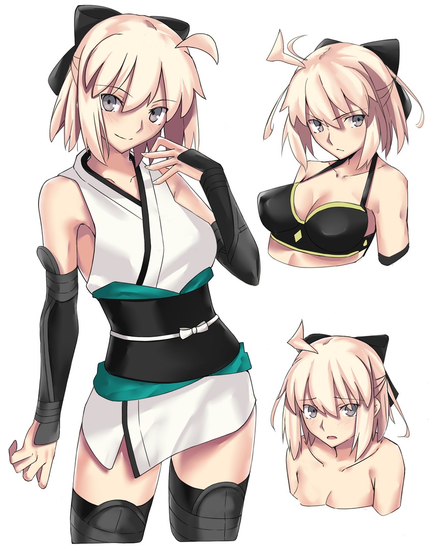 okita souji and okita j. souji (fate and 1 more) drawn by yuchio