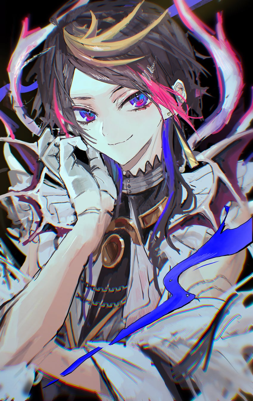 shu yamino (nijisanji and 1 more) drawn by shiun_(siun_5513)