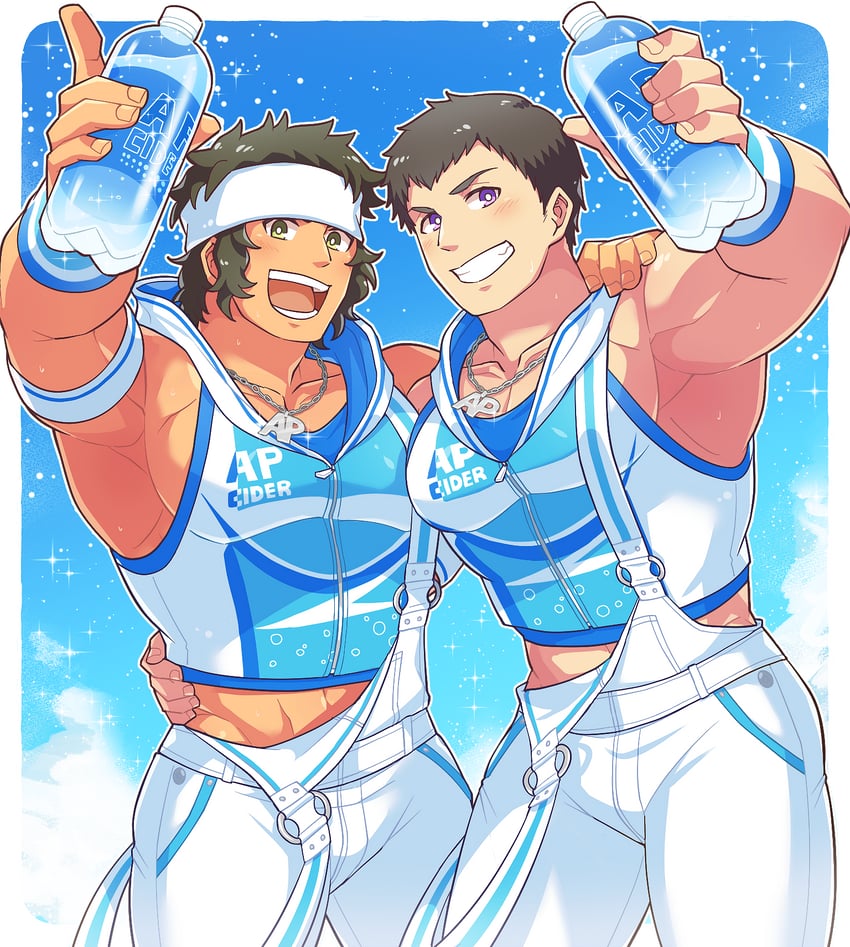 shingen seiji and enjoji michiru (idolmaster and 1 more) drawn by aopanda