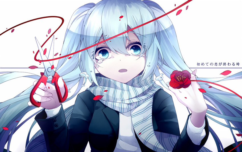 hatsune miku (vocaloid and 1 more) drawn by lyodi