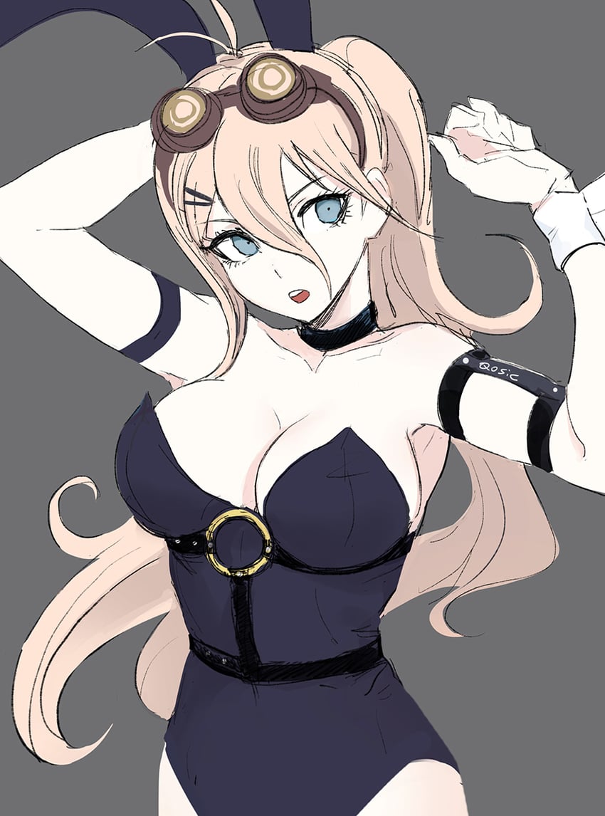 iruma miu (danganronpa and 1 more) drawn by qosic