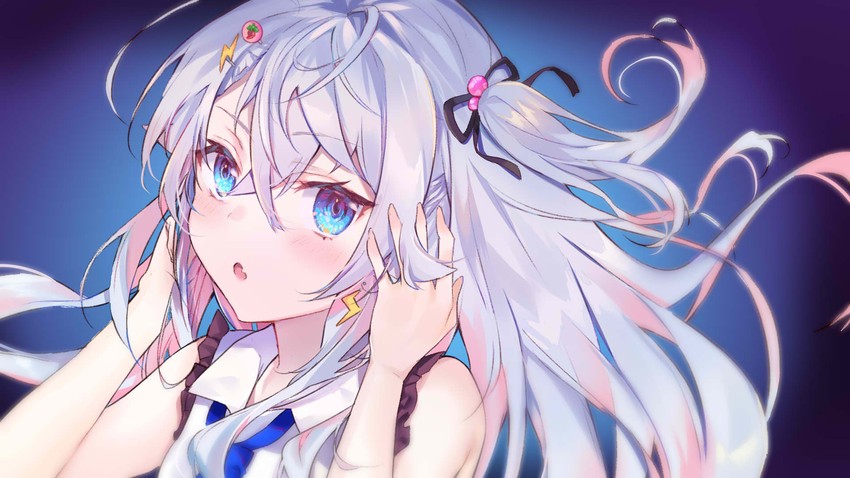 kagura nana (indie virtual youtuber and 1 more) drawn by nana_kagura