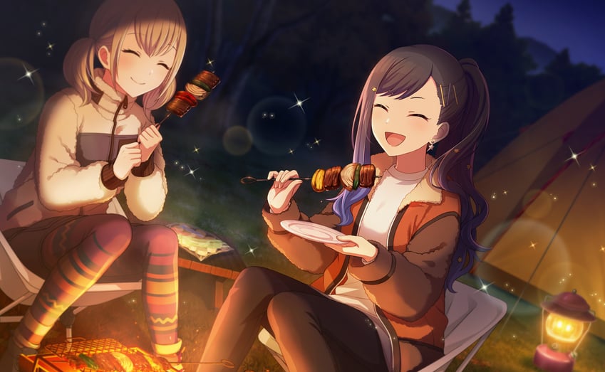 shiraishi an and azusawa kohane (project sekai) drawn by colorful_palette
