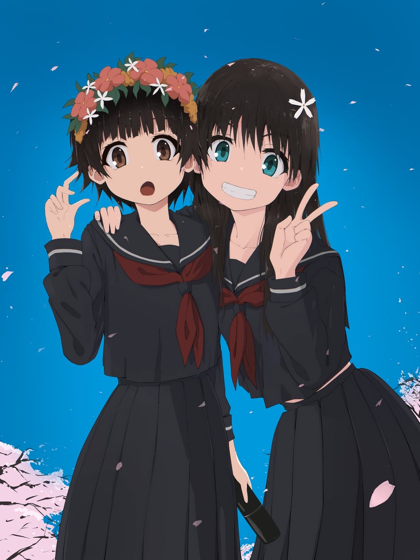 saten ruiko and uiharu kazari (toaru majutsu no index and 1 more) drawn by musaki_(msaki666)