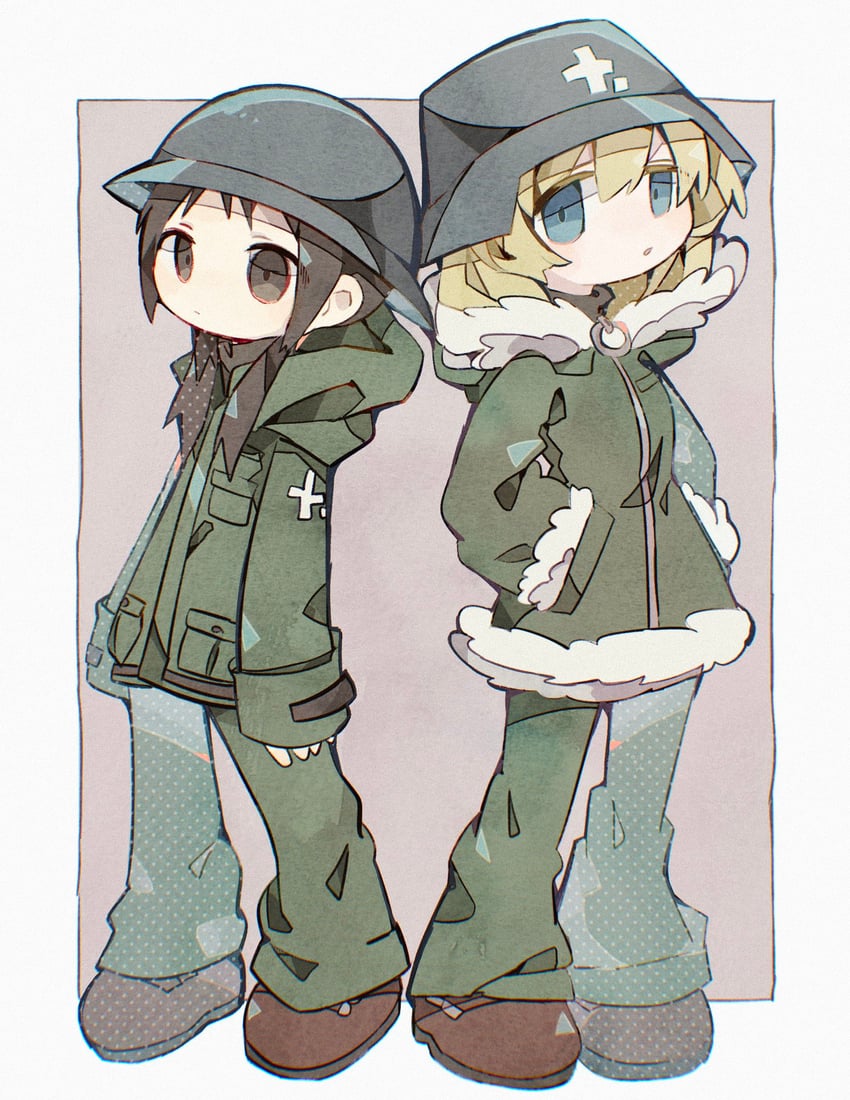 chito and yuuri (shoujo shuumatsu ryokou) drawn by soresaki