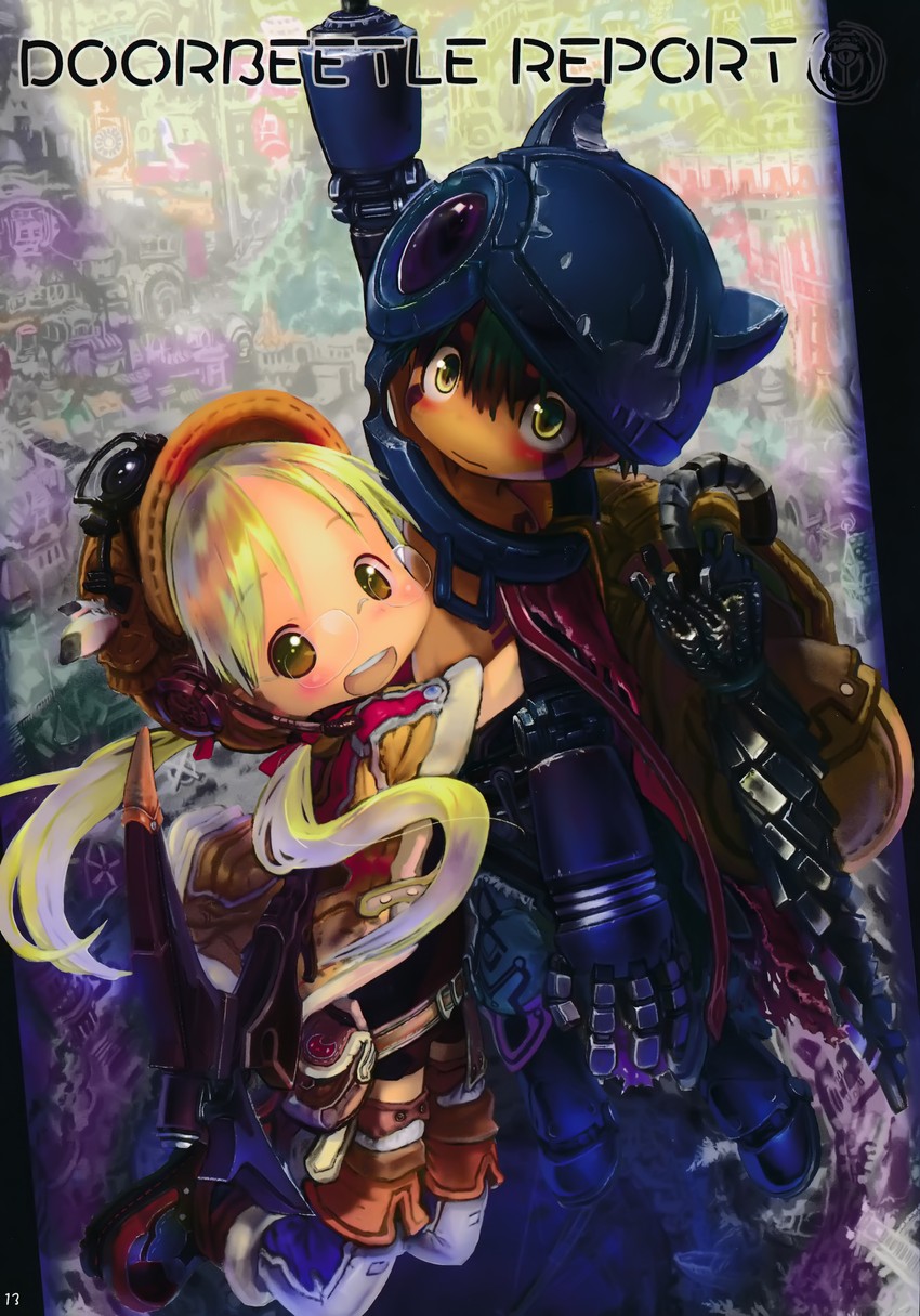 reg and riko (made in abyss) drawn by tsukushi_akihito