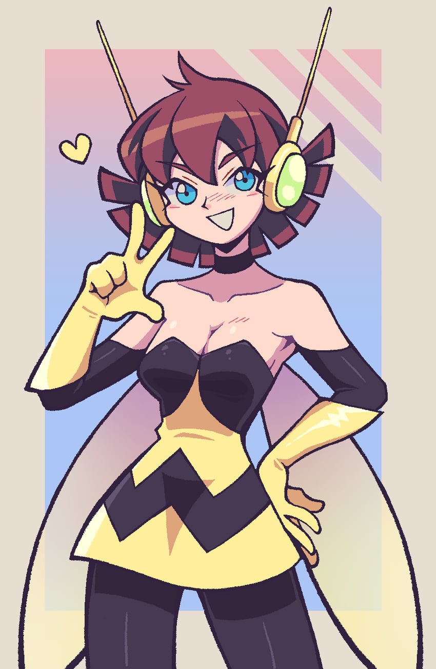 wasp and janet van dyne (marvel and 2 more) drawn by castussan