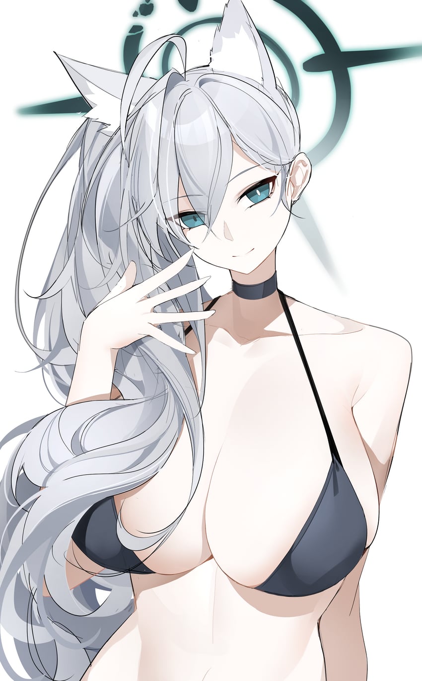 shiroko and shiroko terror (blue archive) drawn by casul