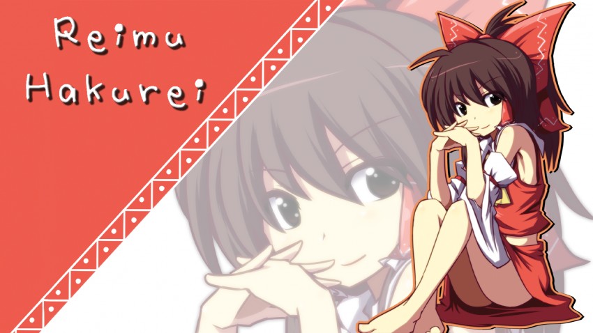 hakurei reimu (touhou) drawn by leon_(mikiri_hassha)