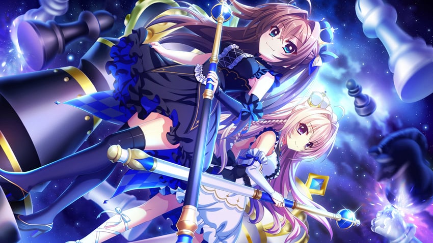 shikimiya aone and shiratori amaha (re:stage!) drawn by izumi_tsubasu