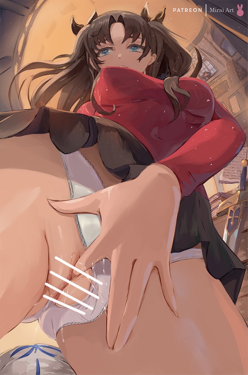 tohsaka rin (fate and 1 more) drawn by mirai_hikari