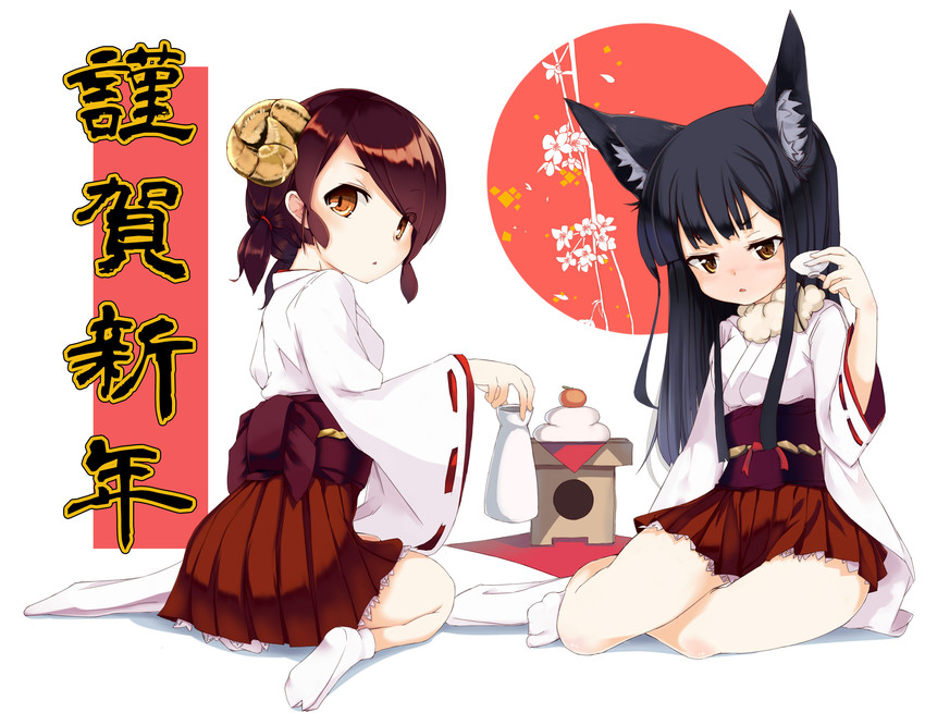 hatsuyuki and shirayuki (kantai collection) drawn by analog_kenshi_(moto)