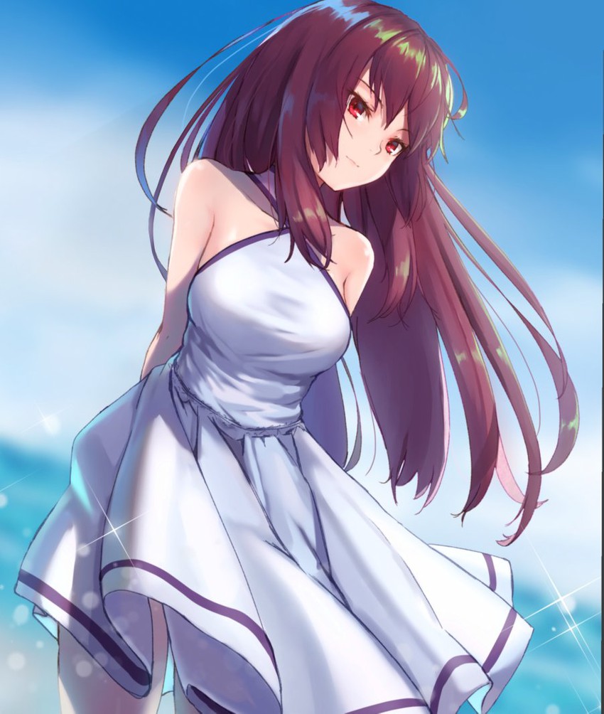 scathach (fate and 1 more) drawn by maru_(maru1625)