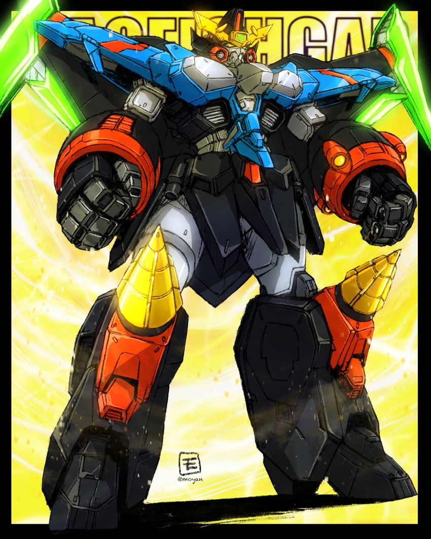 gaofighgar (yuusha series and 1 more) drawn by moyan