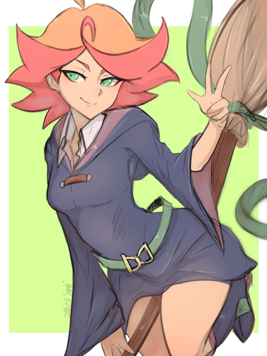 amanda o'neill (little witch academia) drawn by omiza_somi