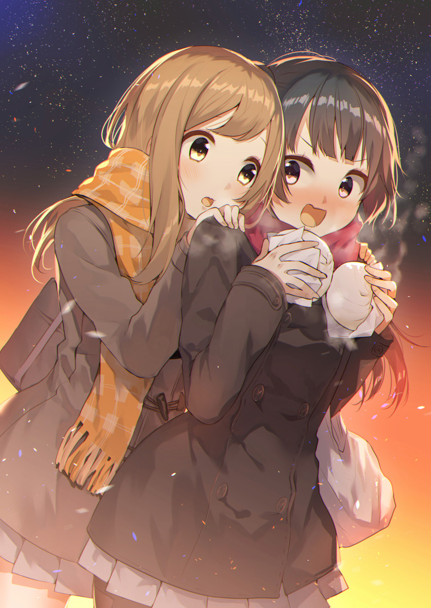 tsushima yoshiko and kunikida hanamaru (love live! and 1 more) drawn by itohana