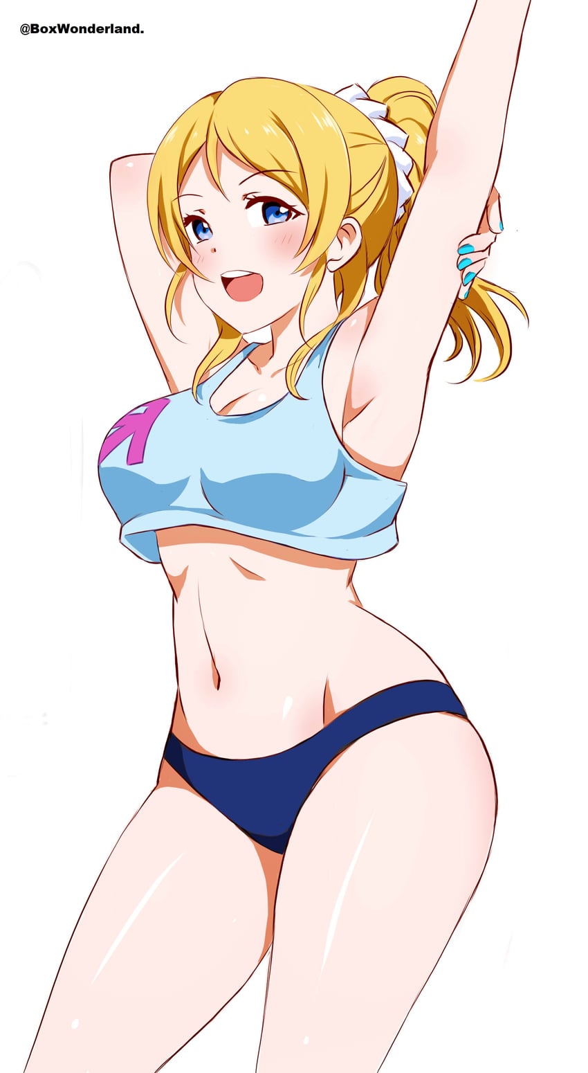 ayase eli (love live! and 1 more) drawn by box_wonderland