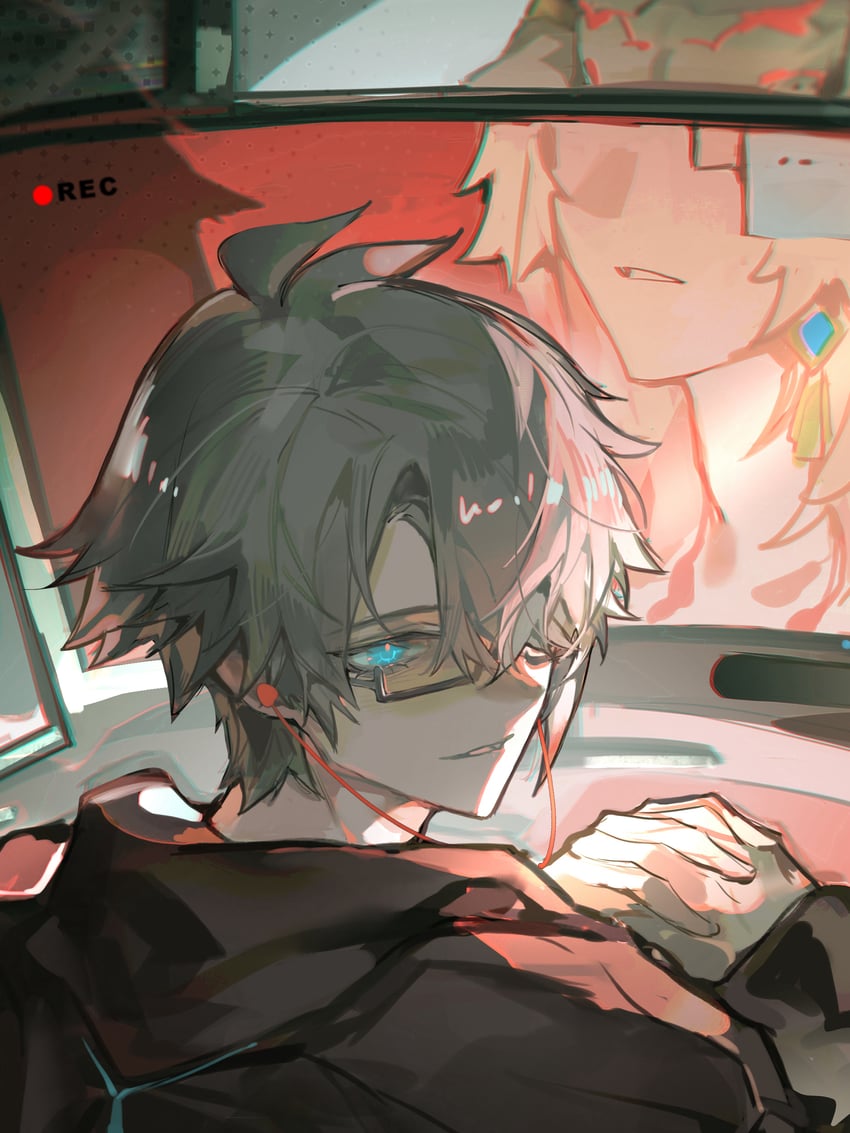 phainon and mydei (honkai and 1 more) drawn by iron_hailai