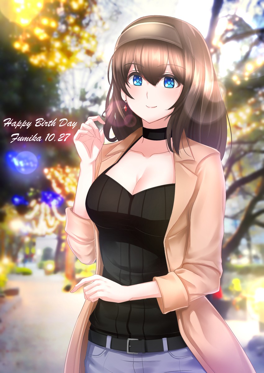 sagisawa fumika (idolmaster and 1 more) drawn by macline