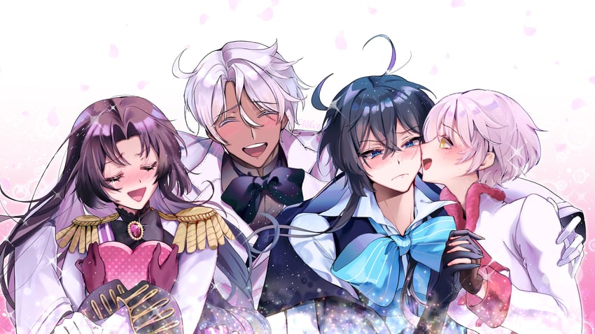 vanitas, noe archiviste, jeanne, and dominique de sade (vanitas no carte) drawn by fangwan