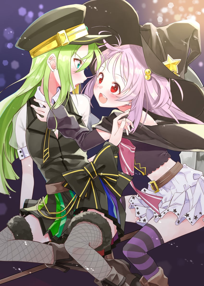 alina gray and misono karin (mahou shoujo madoka magica and 1 more) drawn by mamadasky