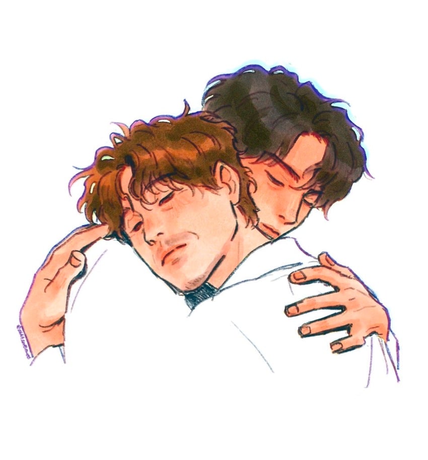 han joowon and lee dongsik (beyond evil) drawn by shhhsoftnwet