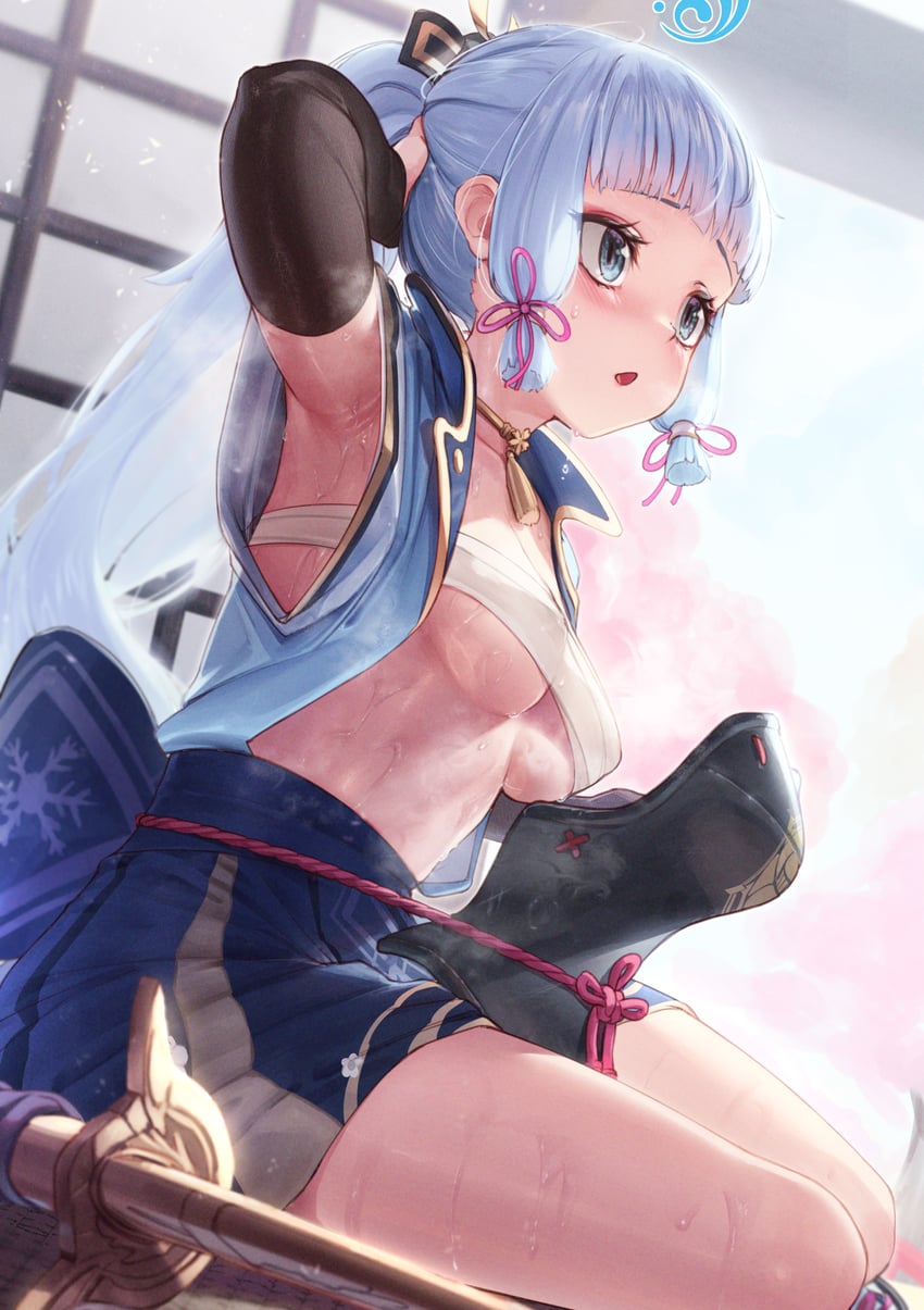 kamisato ayaka (genshin impact) drawn by padoruu