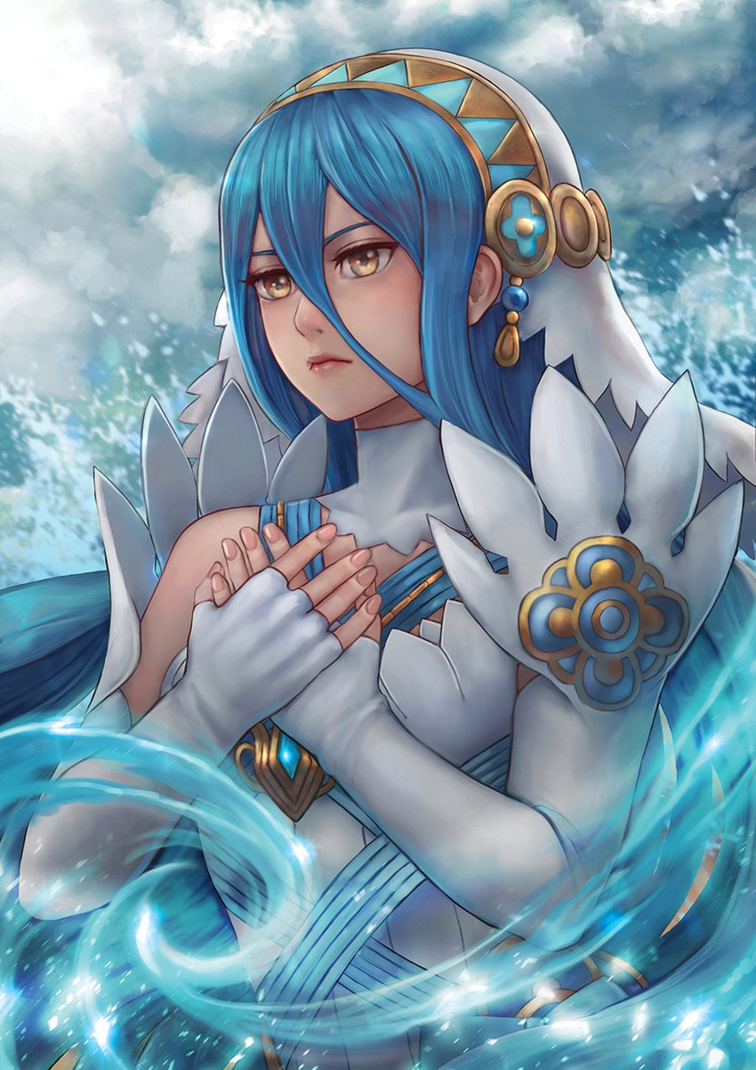 azura (fire emblem and 2 more) drawn by kaejunni