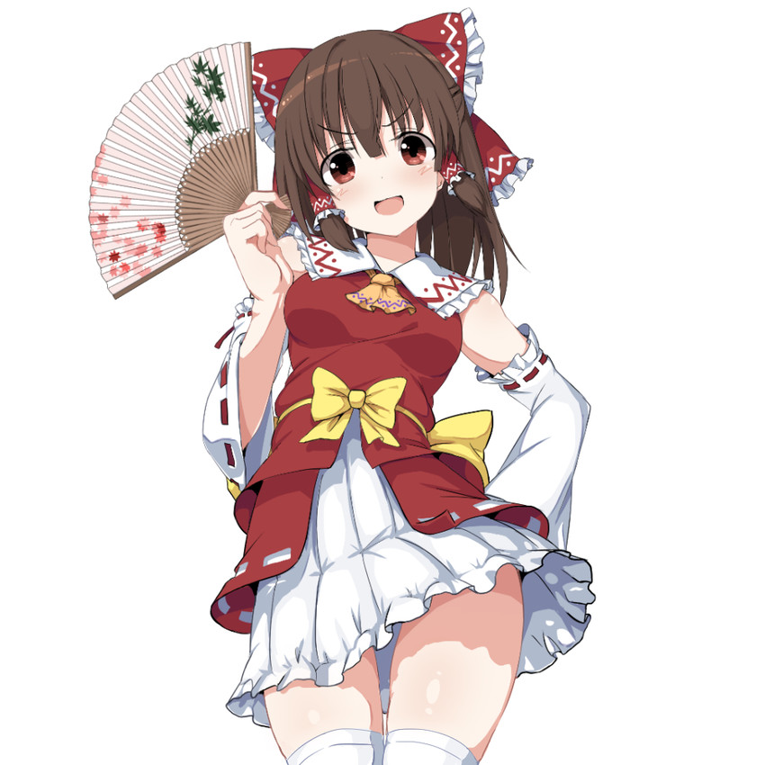 hakurei reimu and kanna (touhou and 2 more) drawn by greatmosu