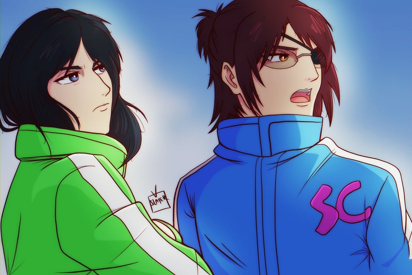 hange zoe and pieck finger (dragon ball and 3 more) drawn by vslayerart