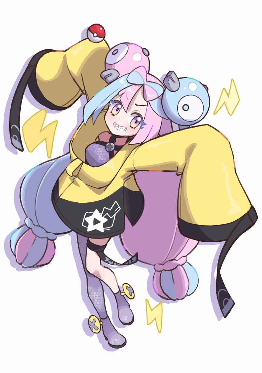 iono (pokemon and 1 more) drawn by hiisu_(s-1104-d)