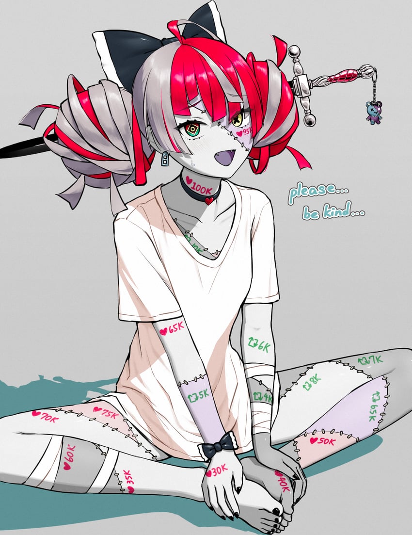 kureiji ollie and udin (hololive and 1 more) drawn by sanwanton