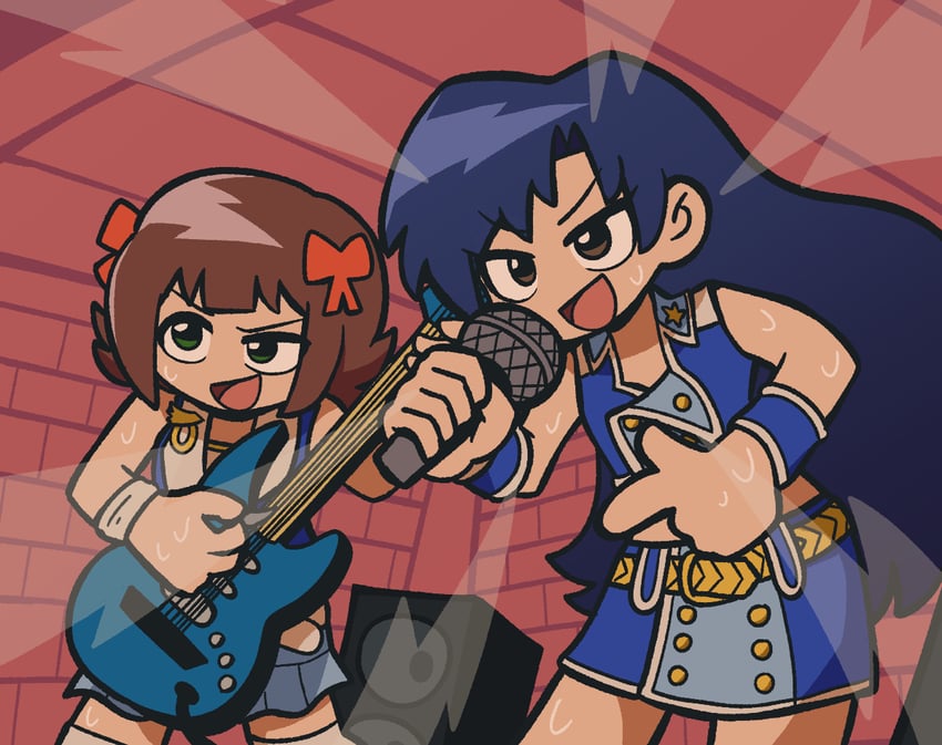kisaragi chihaya and amami haruka (idolmaster and 1 more) drawn by fis_(t83192933)