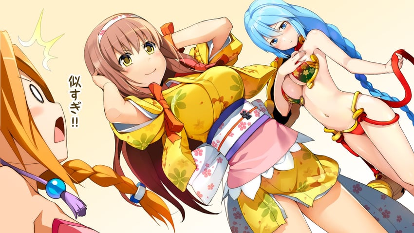 rei, rouche, fiona, and sakura (cosmic break and 2 more)