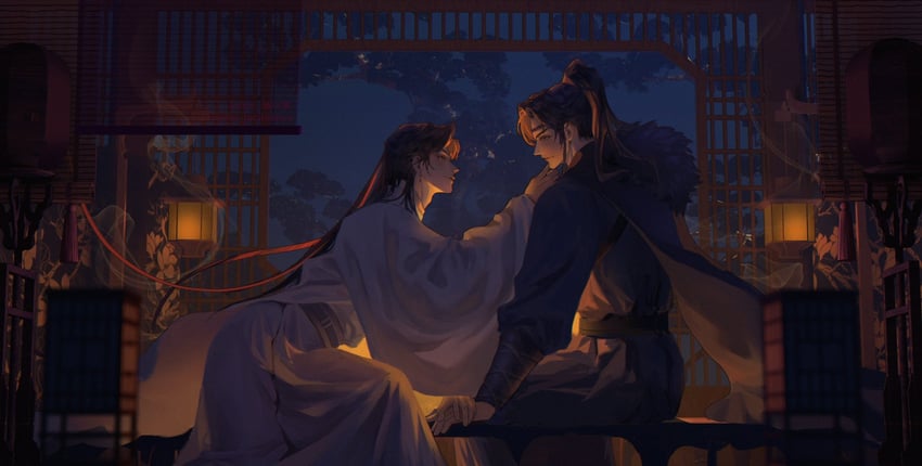 shen zechuan and xiao chiye (qiang jin jiu) drawn by juchuanye