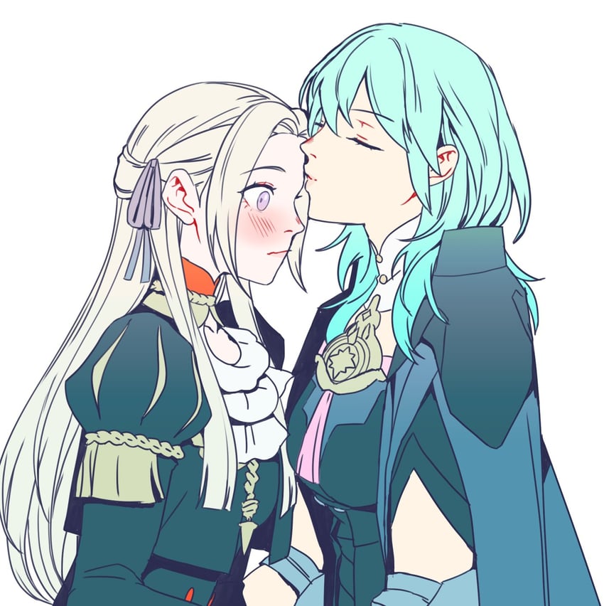 edelgard von hresvelg and female byleth (fire emblem and 1 more) drawn by radiostarkiller