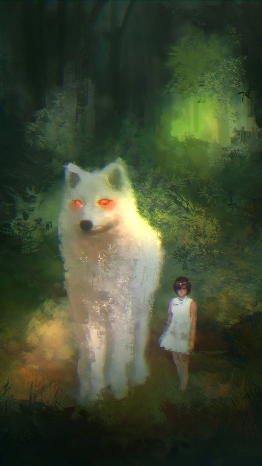 san (mononoke hime) drawn by dkaism