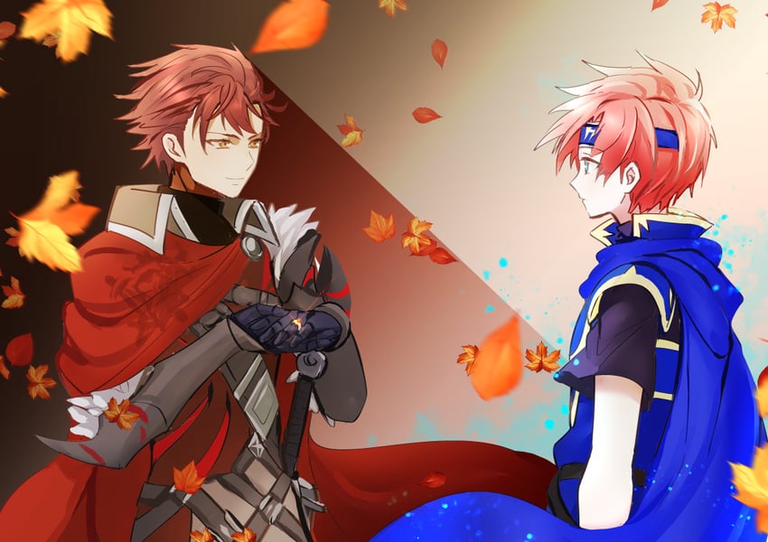 diamant and roy (fire emblem and 2 more) drawn by shoochiku_bai