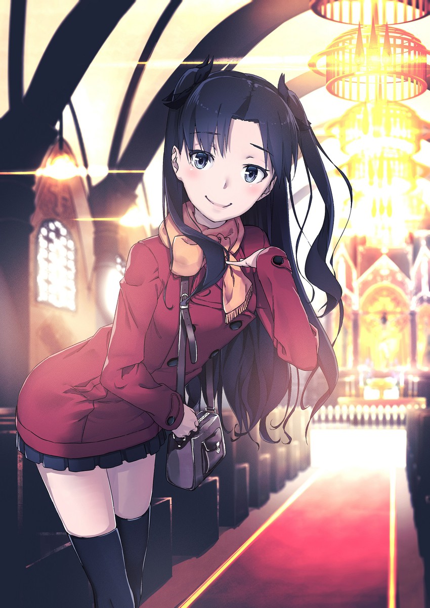 tohsaka rin (fate and 1 more) drawn by rolua