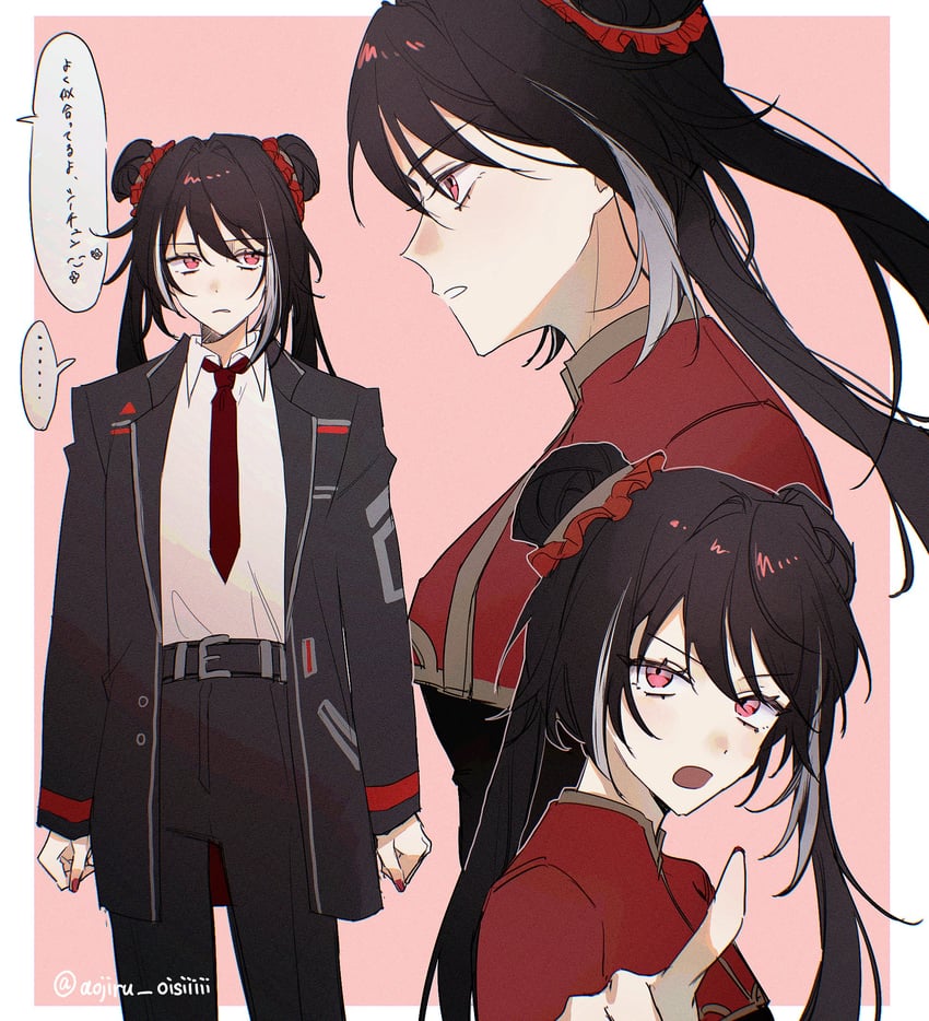 jia xichun (project moon and 1 more) drawn by aojiru_oisiiiii