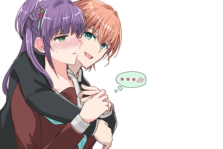 hinoshita kaho and otomune kozue (love live! and 1 more) drawn by haz