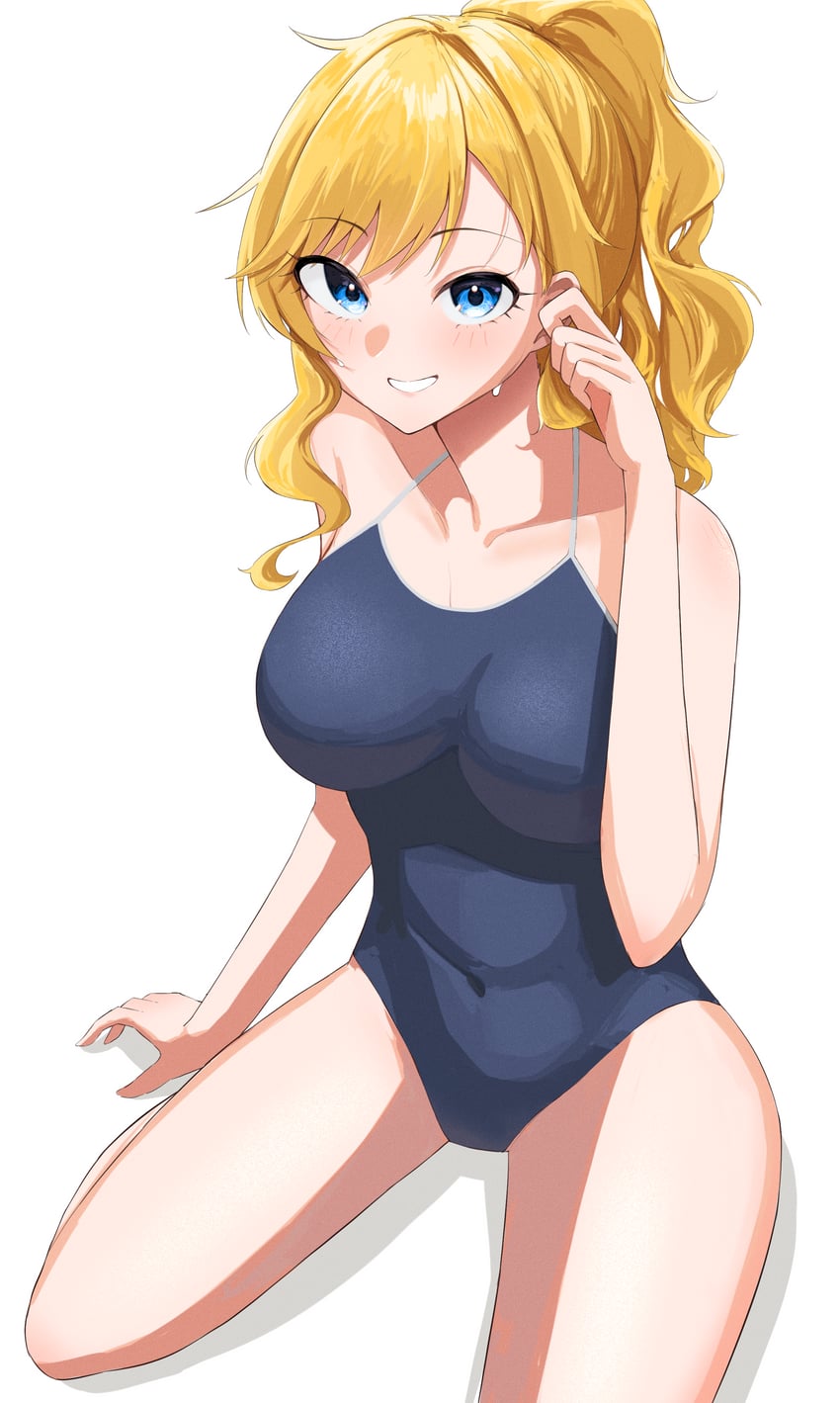 ohtsuki yui (idolmaster and 1 more) drawn by niban_(puka_0507)