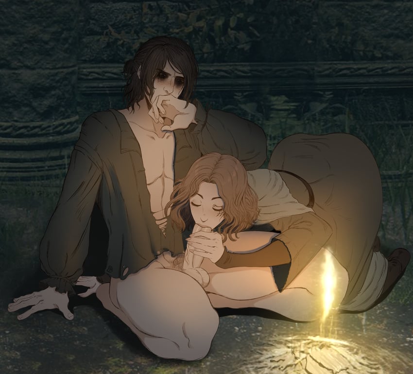 tarnished, melina, and prisoner (elden ring) drawn by peppr_n'_salt