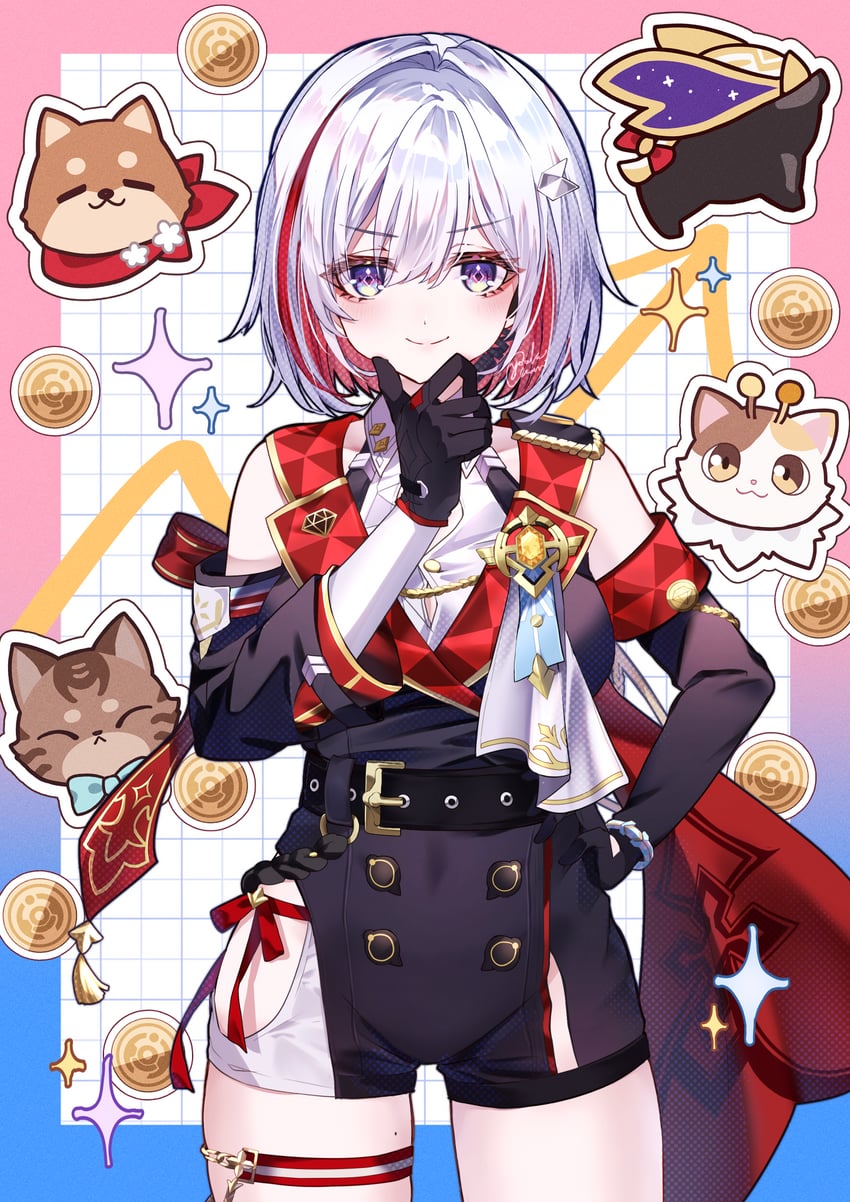topaz, trotter, and numby (honkai and 1 more) drawn by yoake_(yoakey)