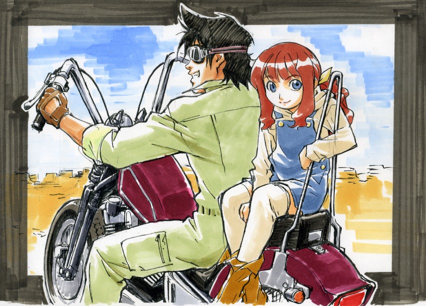 franca dochley and katana (coyote ragtime show) drawn by gorigo