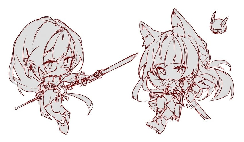hoshimi miyabi, tsukishiro yanagi, and tailless (zenless zone zero) drawn by bb37722338