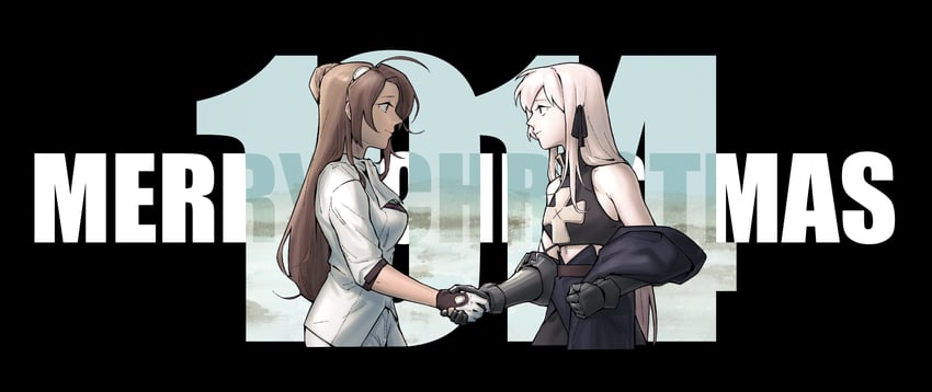 kar98k and lee-enfield (girls' frontline) drawn by emile_aoi