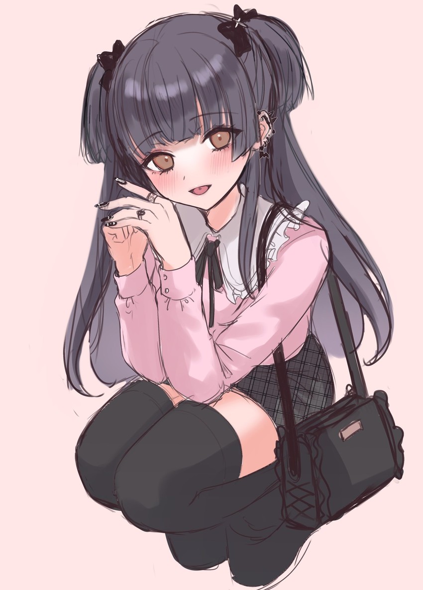 mayuzumi fuyuko (idolmaster and 1 more) drawn by takio_(kani_sama)