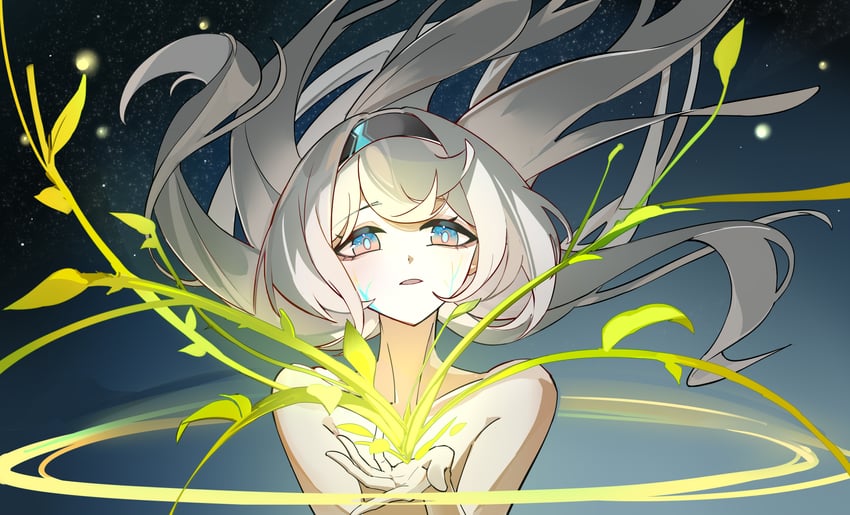 firefly (honkai and 1 more) drawn by hua_qian_feng