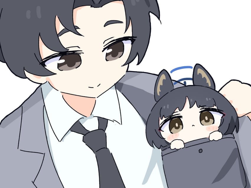 sensei and kikyou (blue archive and 1 more) drawn by umihio